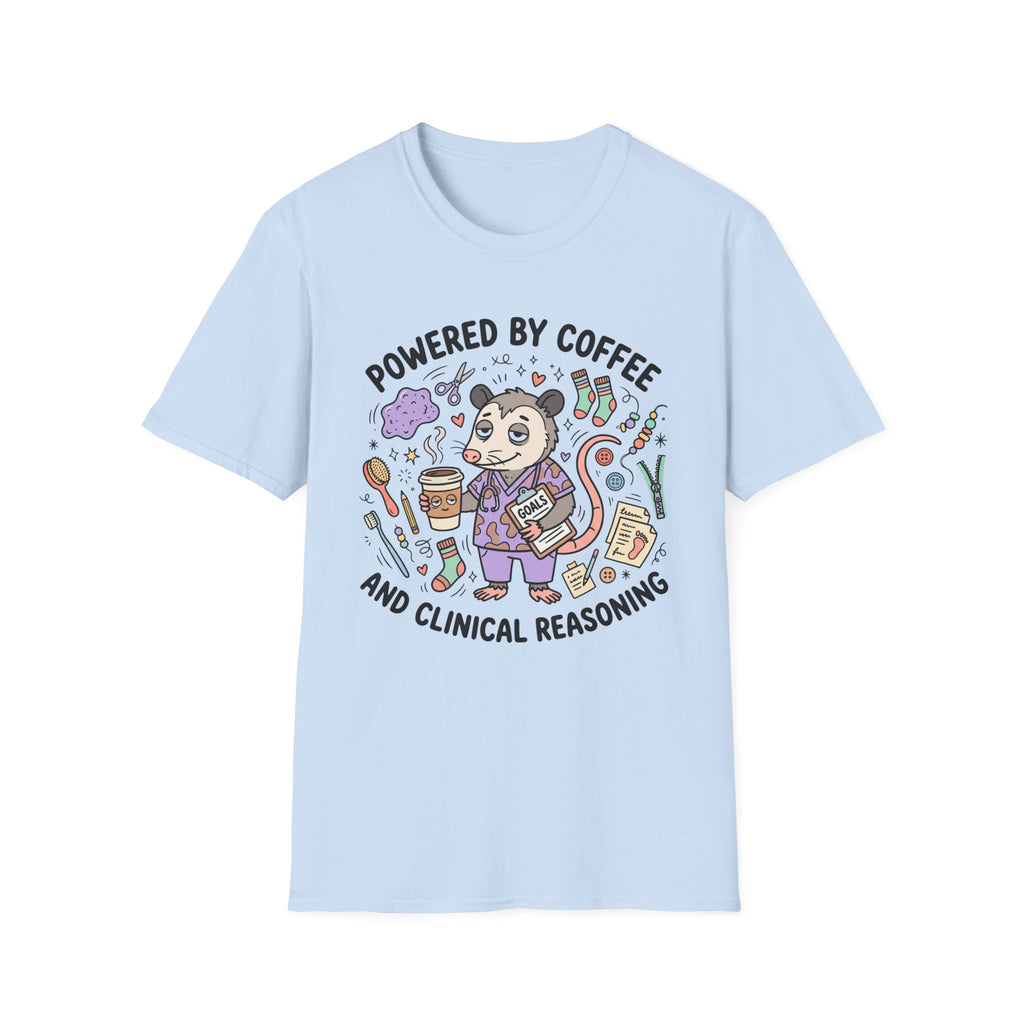 Powered by coffee and Clinical Reasoning T-Shirt