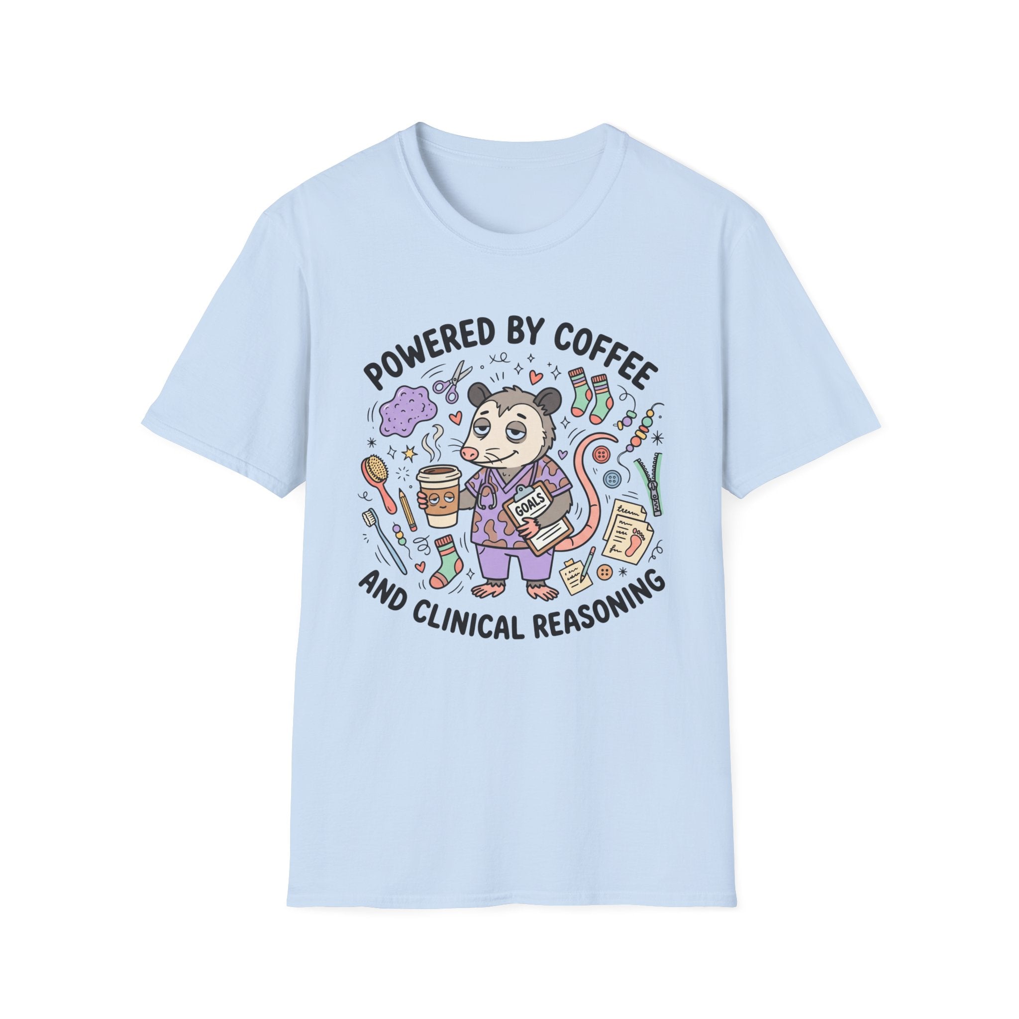 Powered by coffee and Clinical Reasoning T-Shirt