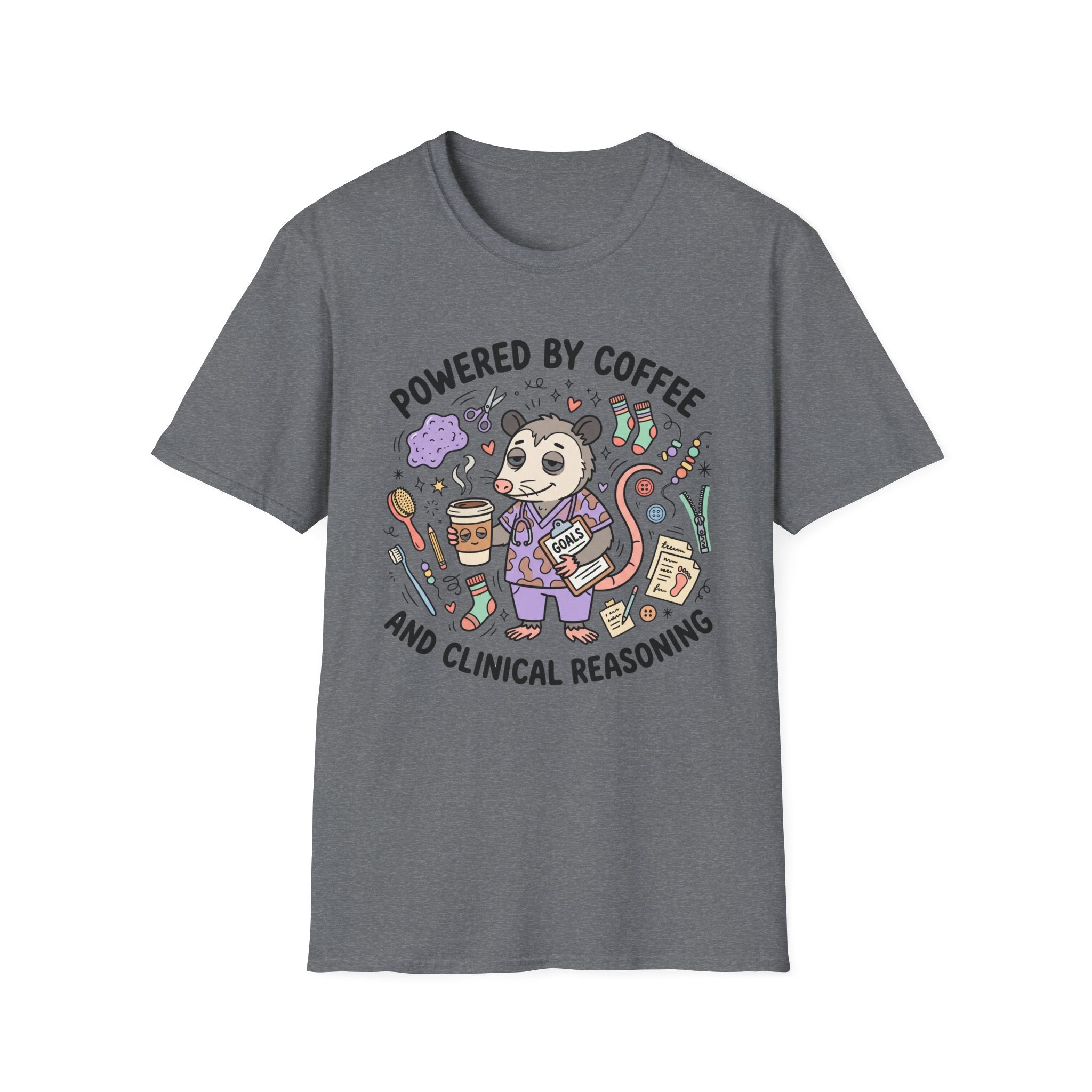 Powered by coffee and Clinical Reasoning T-Shirt