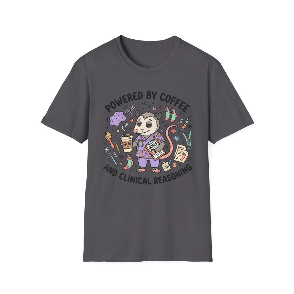 Powered by coffee and Clinical Reasoning T-Shirt