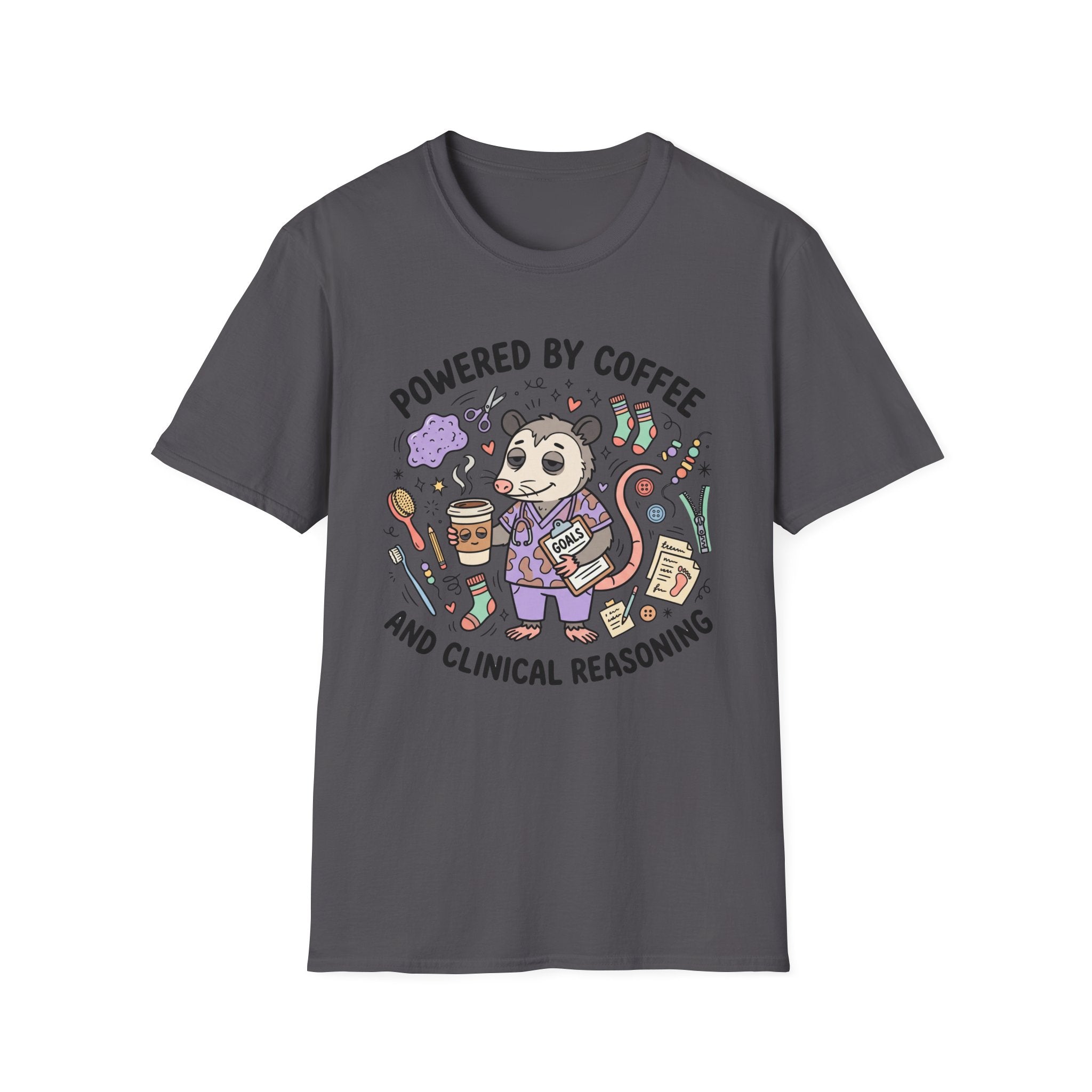 Powered by coffee and Clinical Reasoning T-Shirt