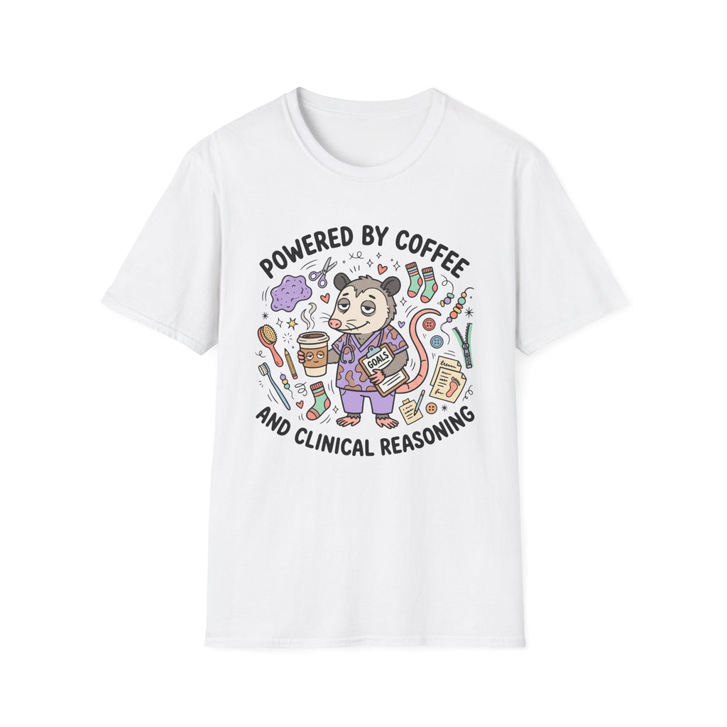 Powered by coffee and Clinical Reasoning T-Shirt