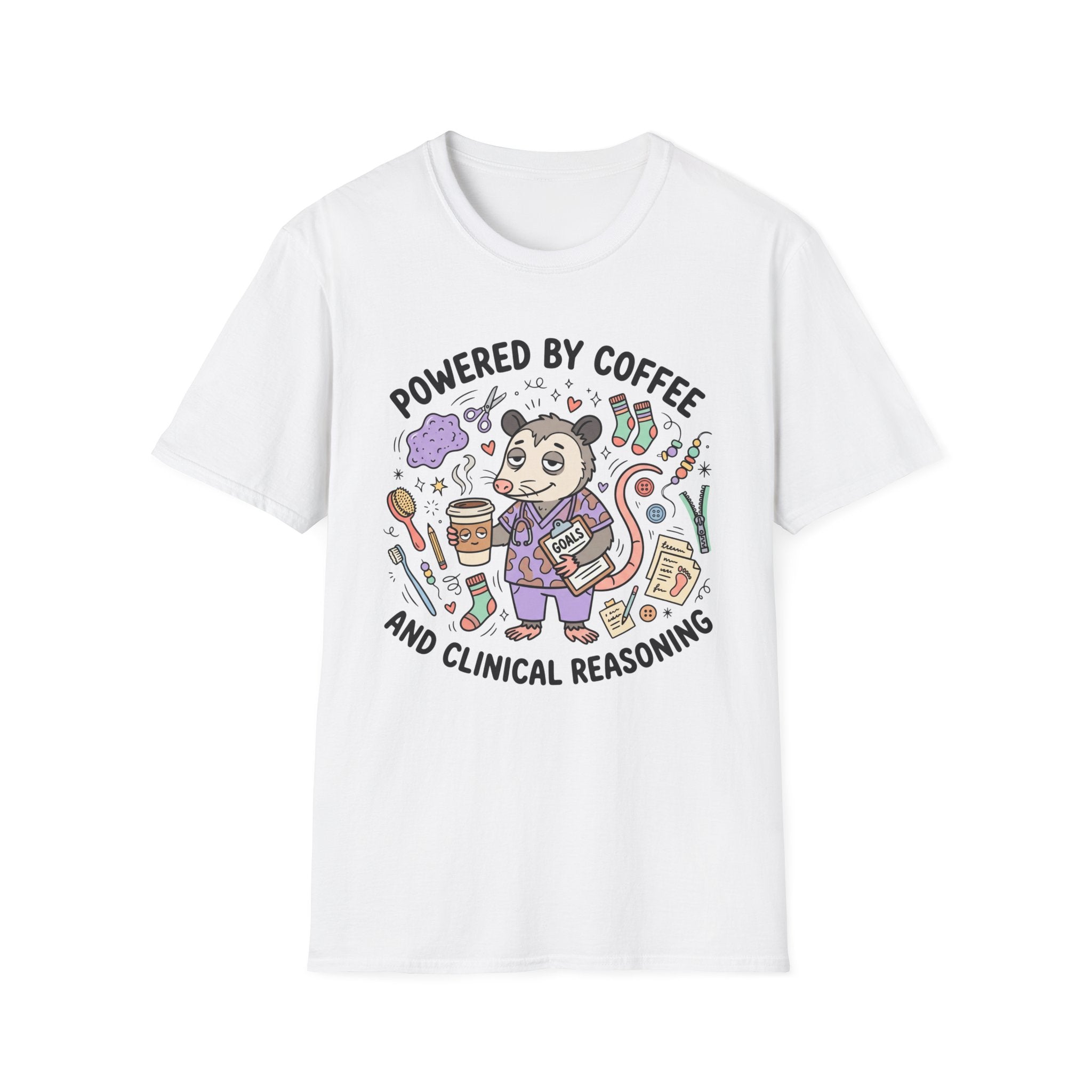 Powered by coffee and Clinical Reasoning T-Shirt