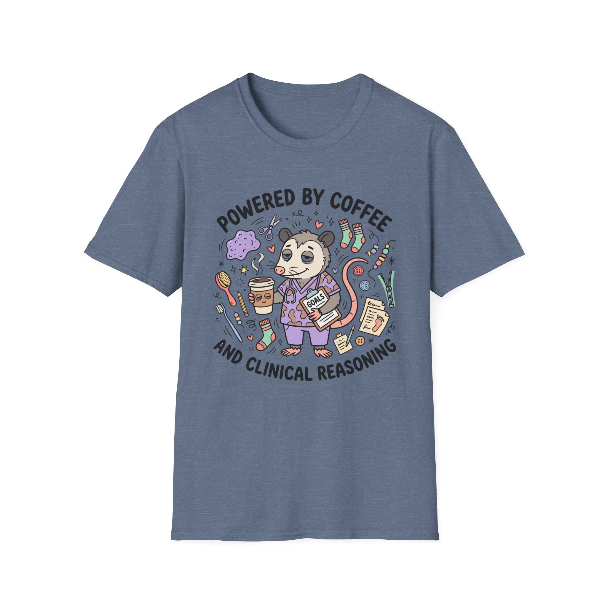 Powered by coffee and Clinical Reasoning T-Shirt