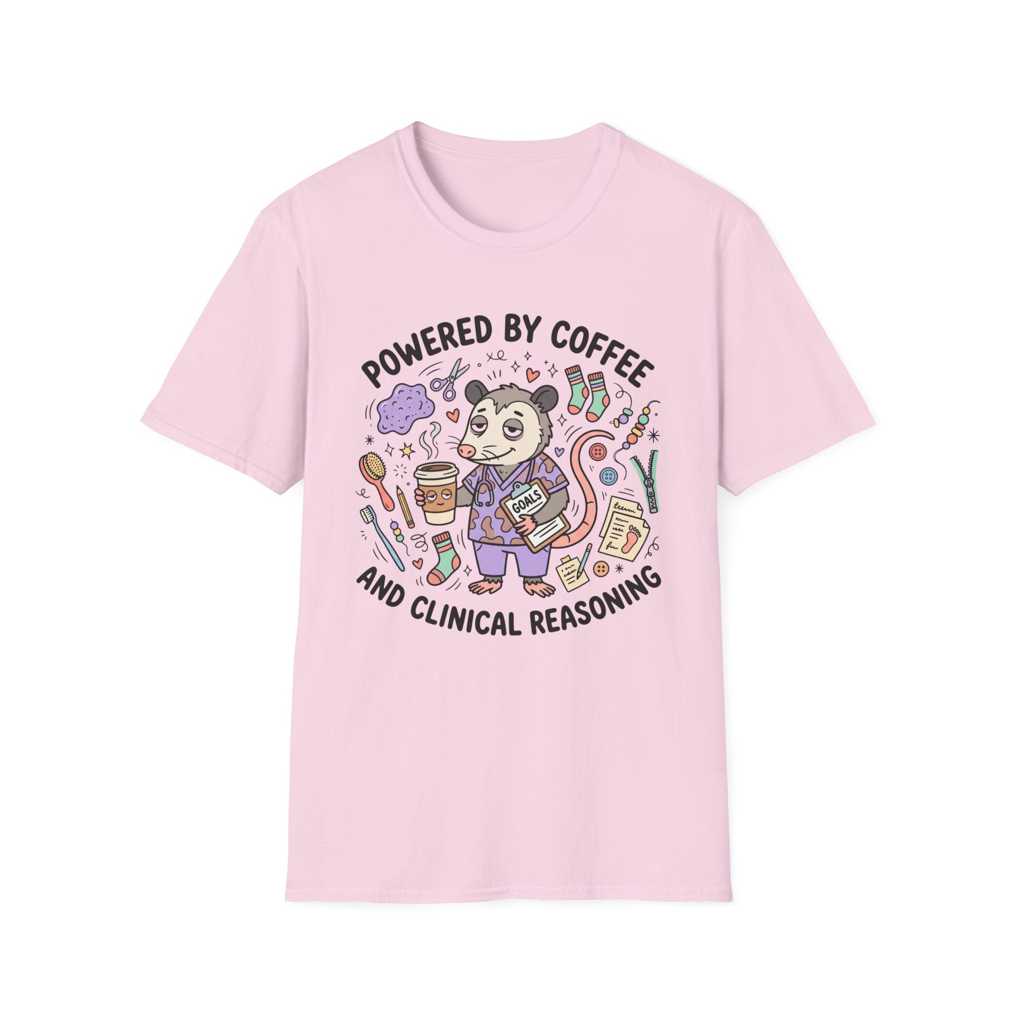 Powered by coffee and Clinical Reasoning T-Shirt
