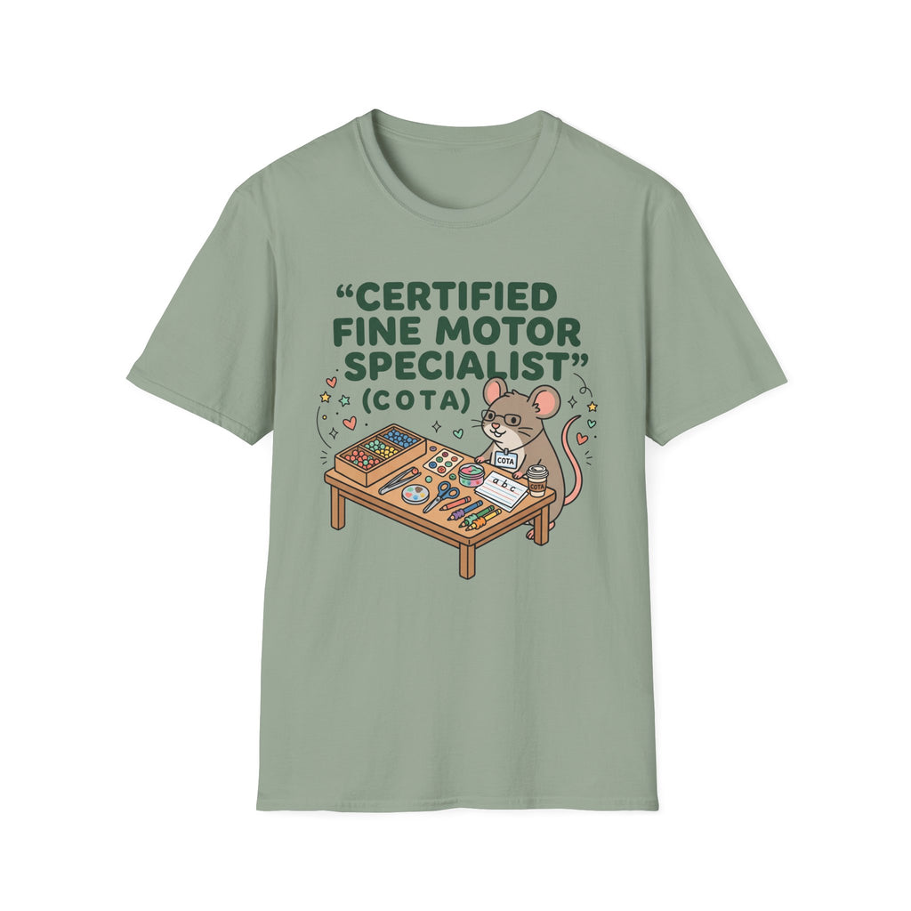 Certified Fine Motor Specialist COTA T-Shirt